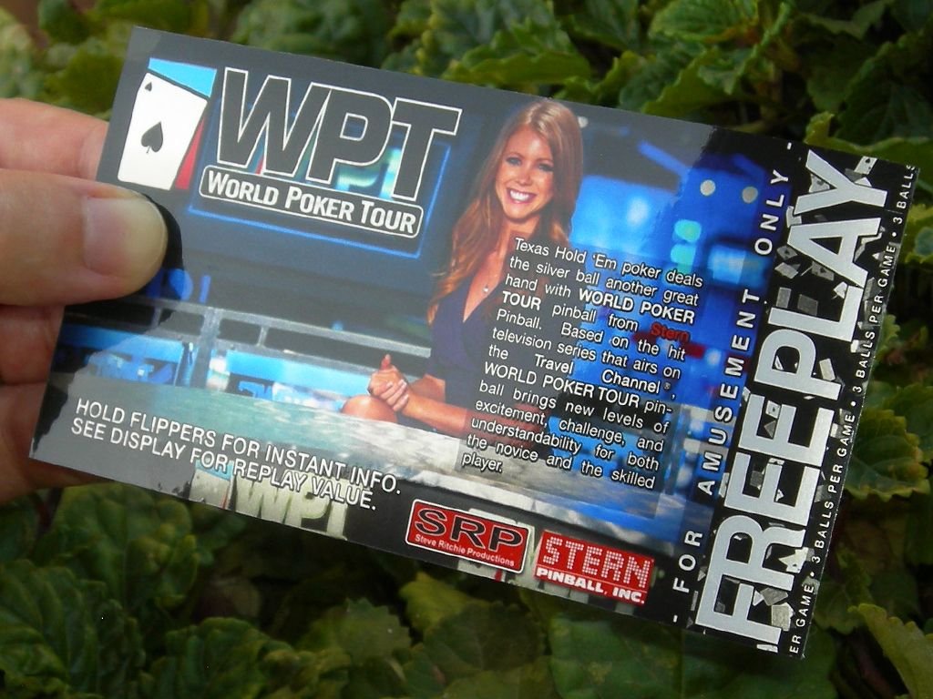 World Poker Tour Custom Pinball Card Free Play print2c