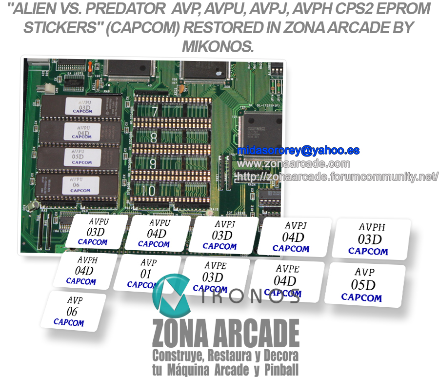 Alien-Vs-Predator-CPS2-Eprom-Stickers-Restored-Mikonos1