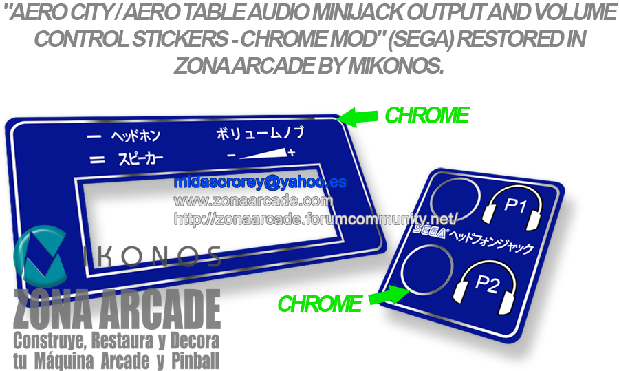 Audio-Minijack-Output Volume-Control-Panel-Chrome-Sticker-Restored-Mikonos1