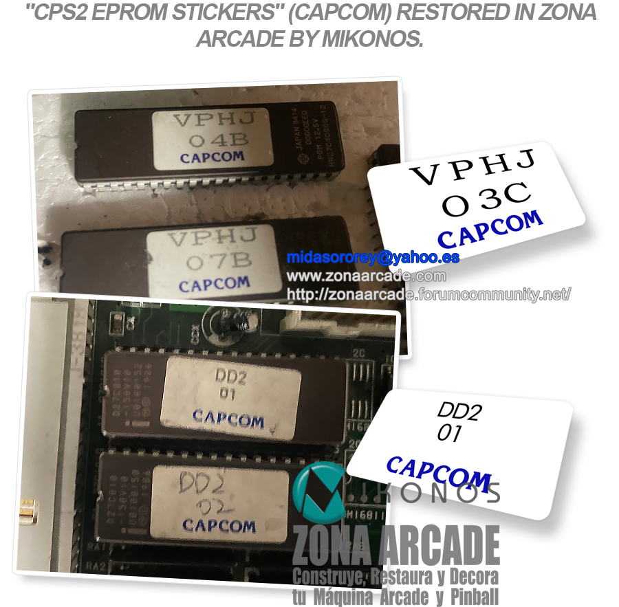 "CPS 2 EPROM STICKERS" files restored in Zona Arcade by Mikonos