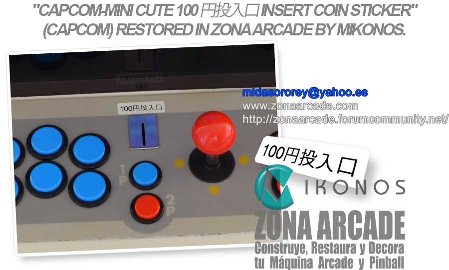 Capcom-Mini-Cute-100 円-Insert-Coin-Stickers-Restored-Mikonos2