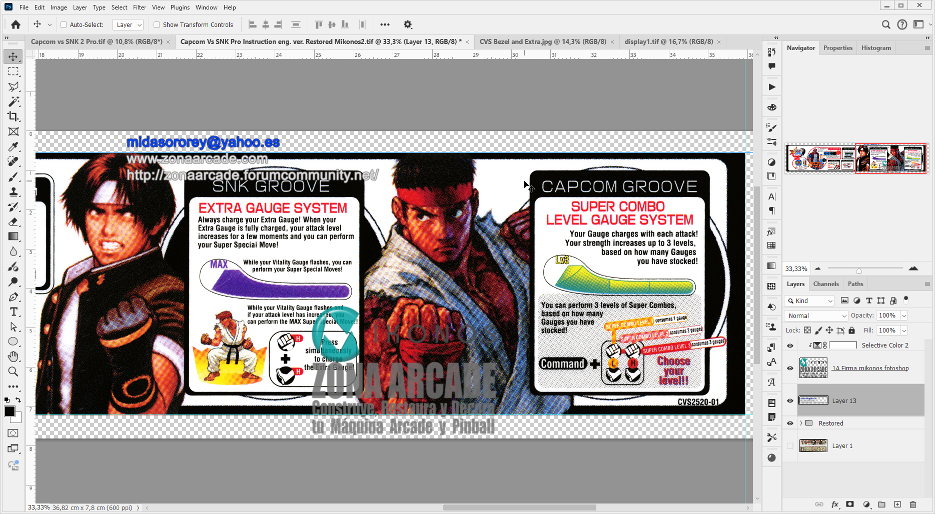 Capcom-Vs-SNK-Intruction-Sticker-CVS2520-01-Restored-Mikonos2