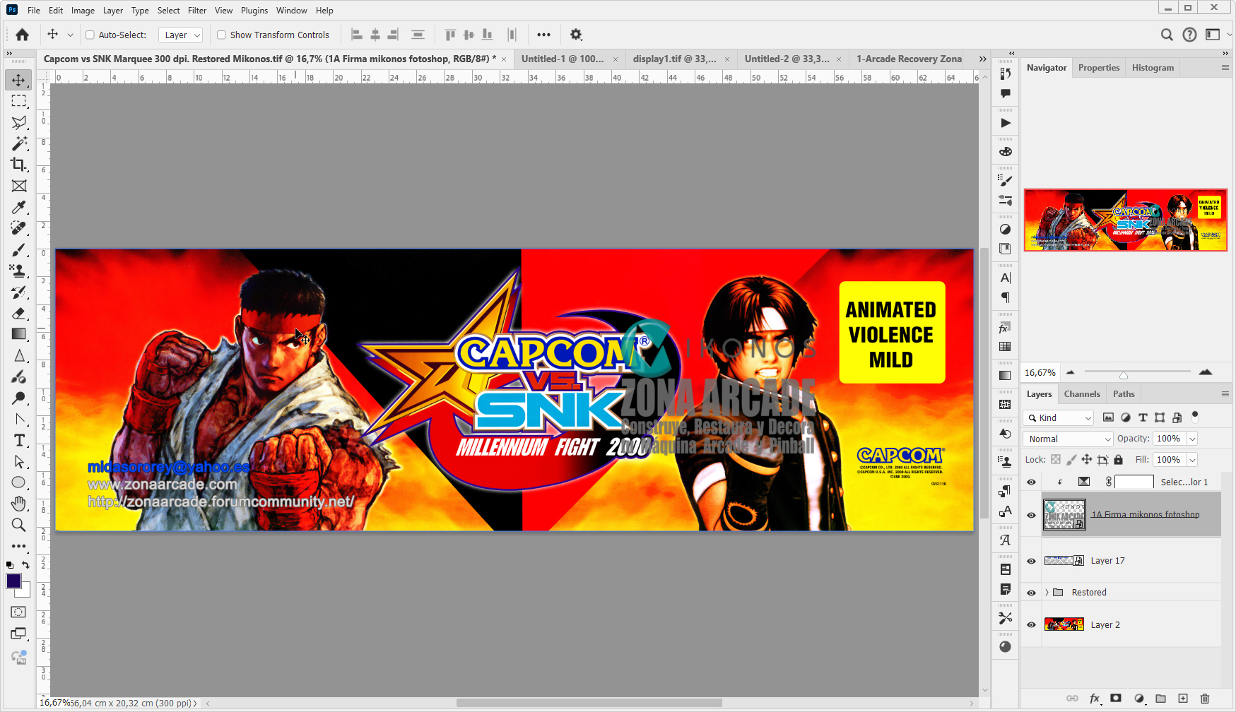 Capcom-Vs-SNK-Marquee-CVS1110-Restored-Mikonos1