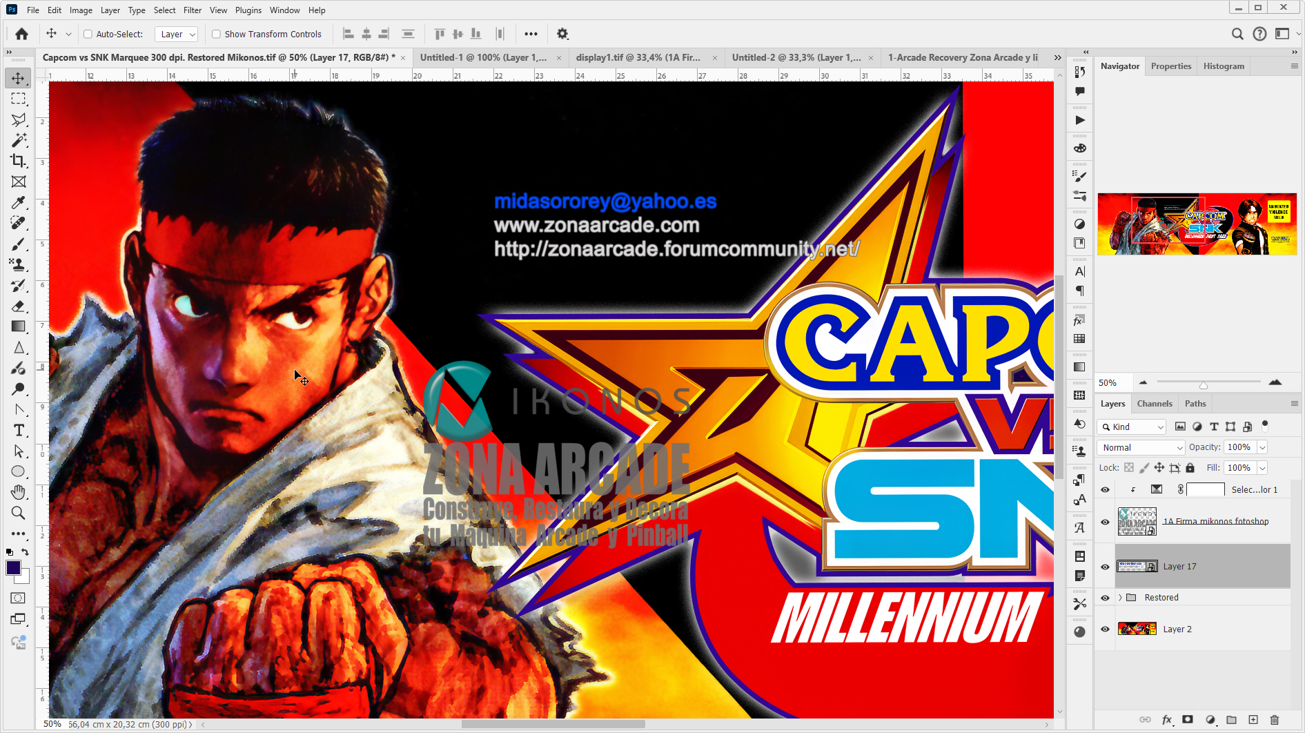 Capcom-Vs-SNK-Marquee-CVS1110-Restored-Mikonos3