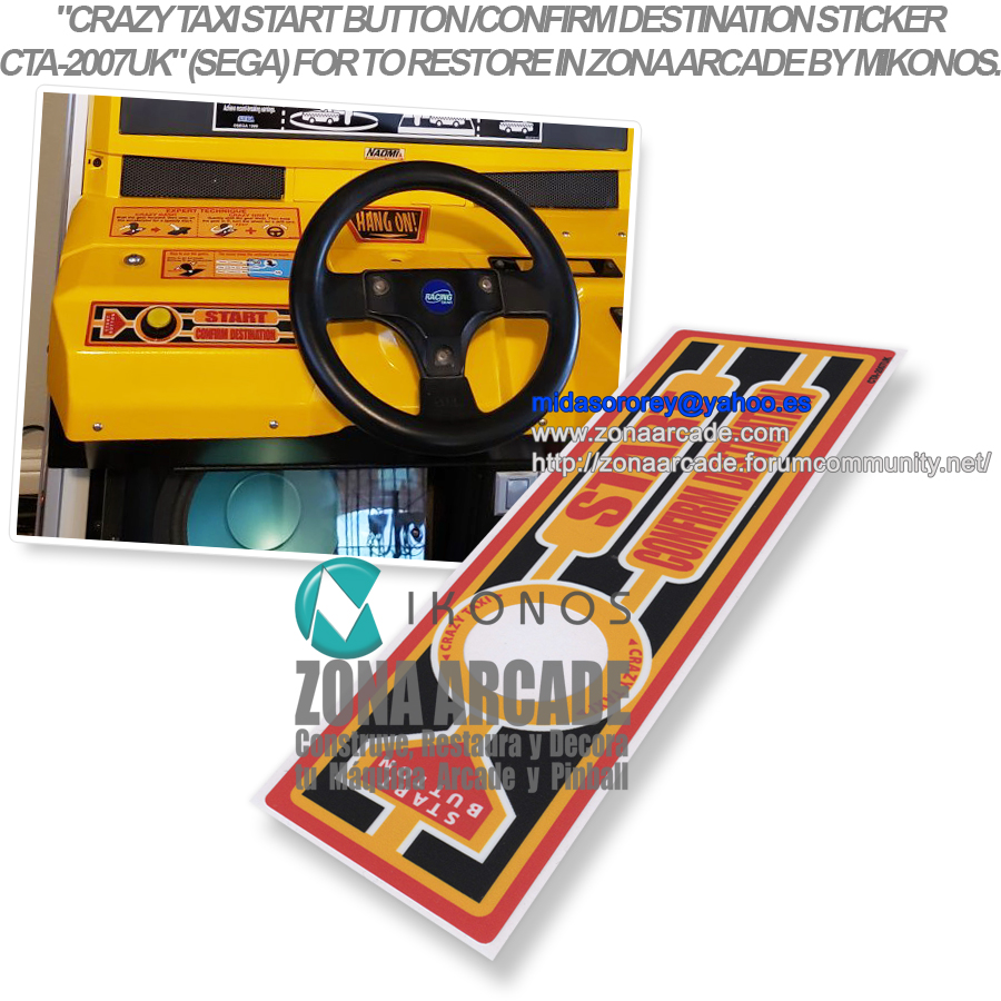 Crazy-Taxi-Start-Button-Confirm-Destination-Sticker-CTA-2007UK-In-Restoration-Mikonos1