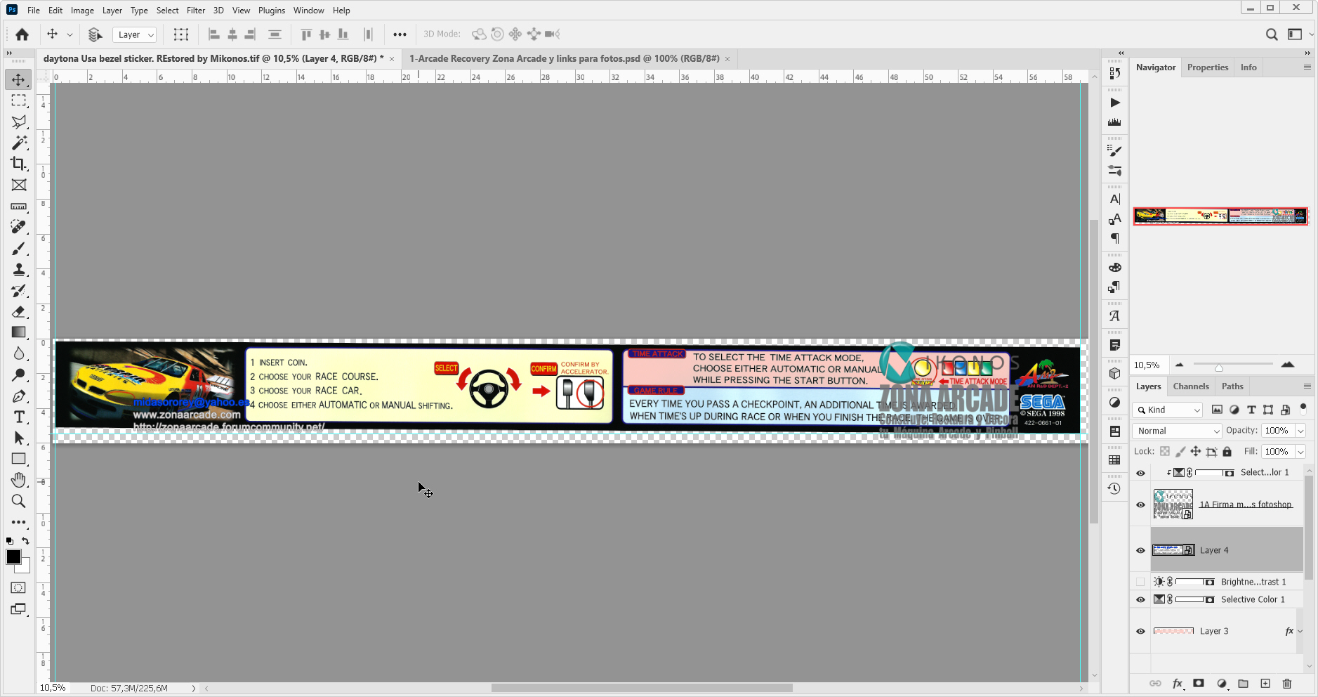 Daytona-USA-2-Instruction-Sticker-422-0661-01-Restored-Mikonos1