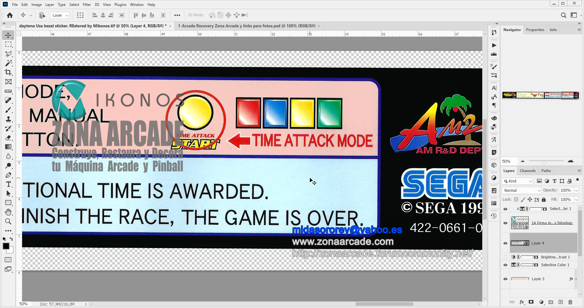 Daytona-USA-2-Instruction-Sticker-422-0661-01-Restored-Mikonos3