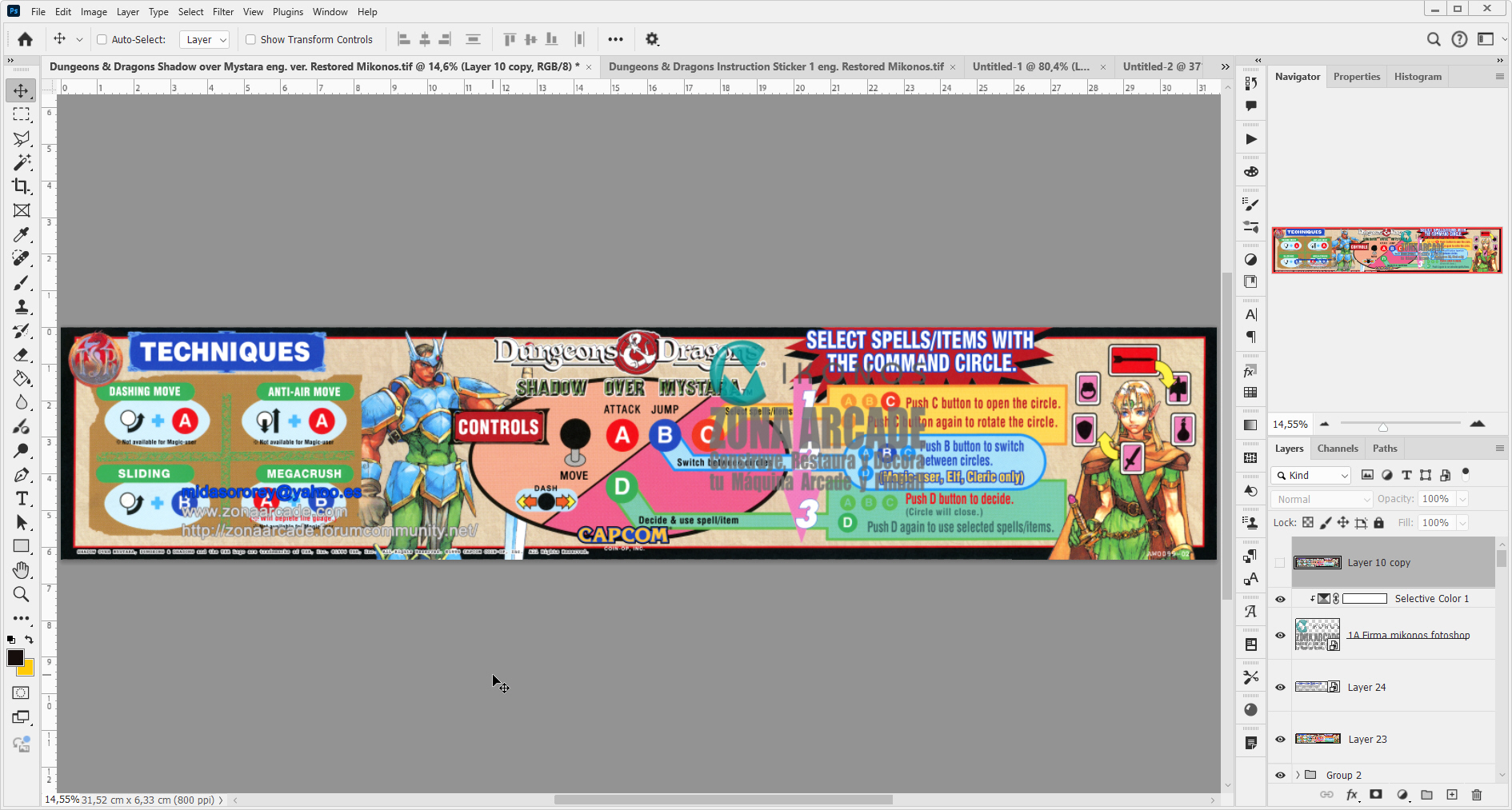 Dungeons-And-Dragons-Shadow-of-Mystara-Instruction-Sticker-AW099-02-Restored-Mikonos1