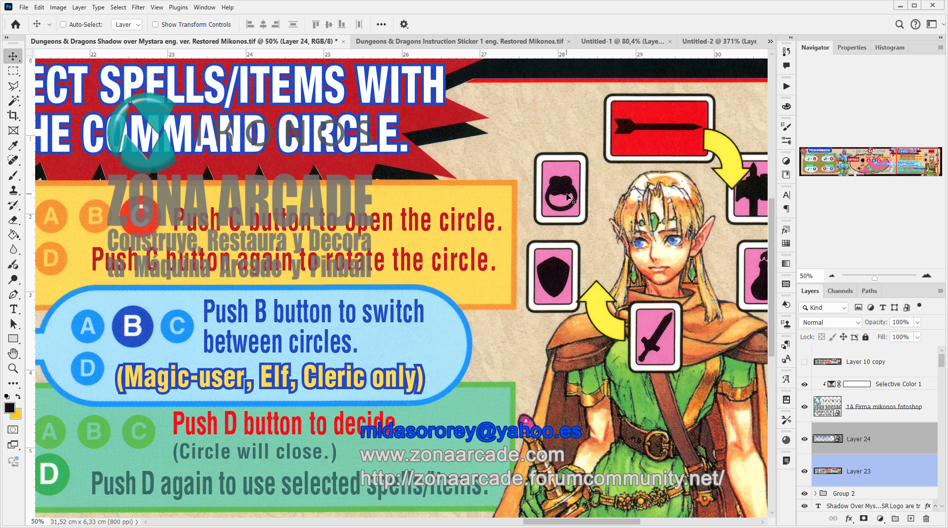 Dungeons-And-Dragons-Shadow-of-Mystara-Instruction-Sticker-AW099-02-Restored-Mikonos3