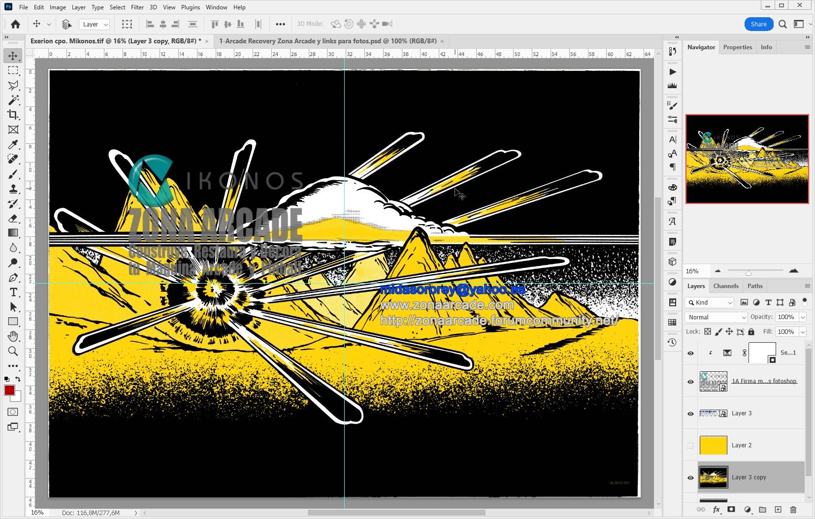 Exerion-Control-Panel-Overlay-66-00011-001-Restored-Mikonos1