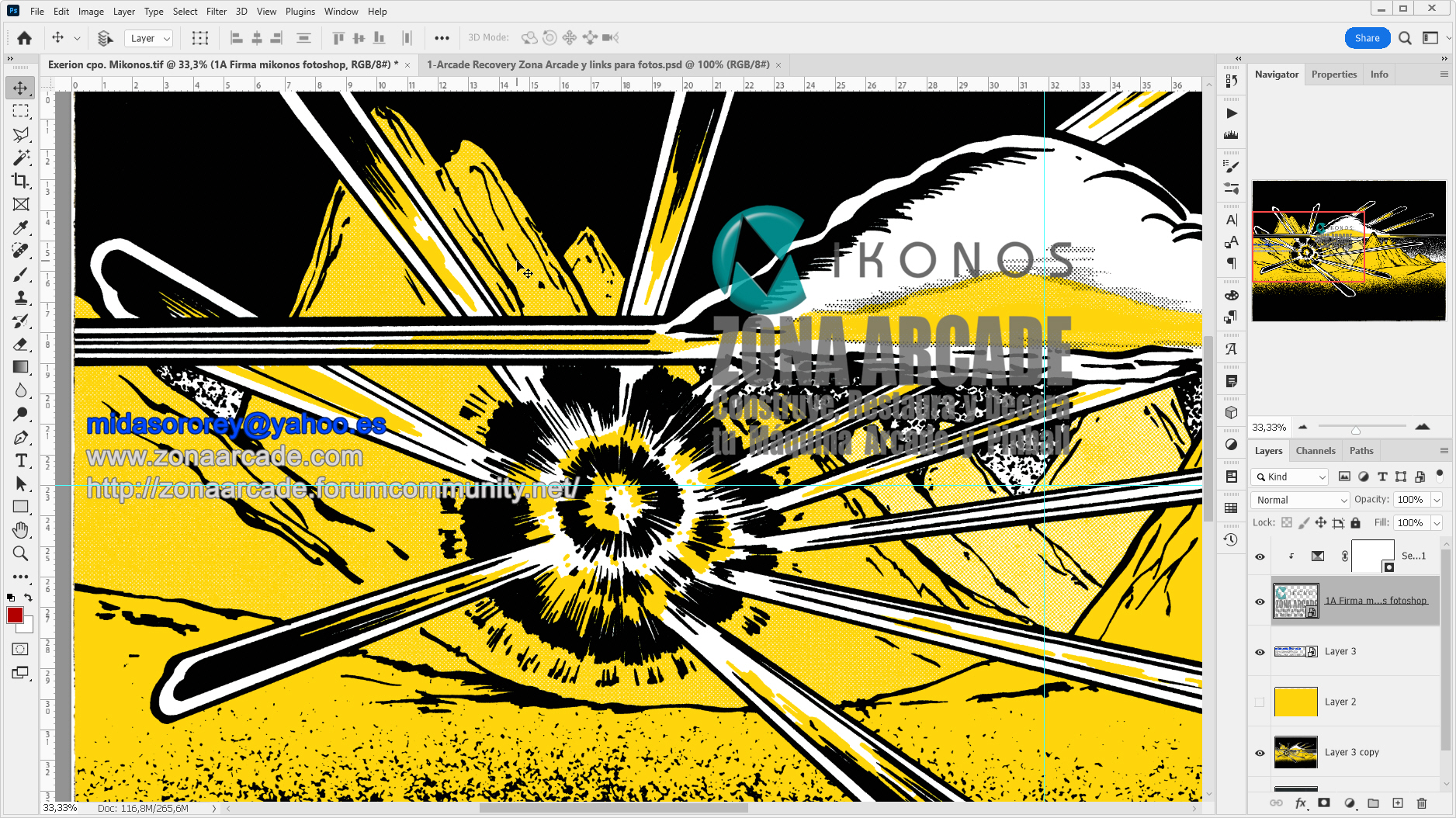 Exerion-Control-Panel-Overlay-66-00011-001-Restored-Mikonos2