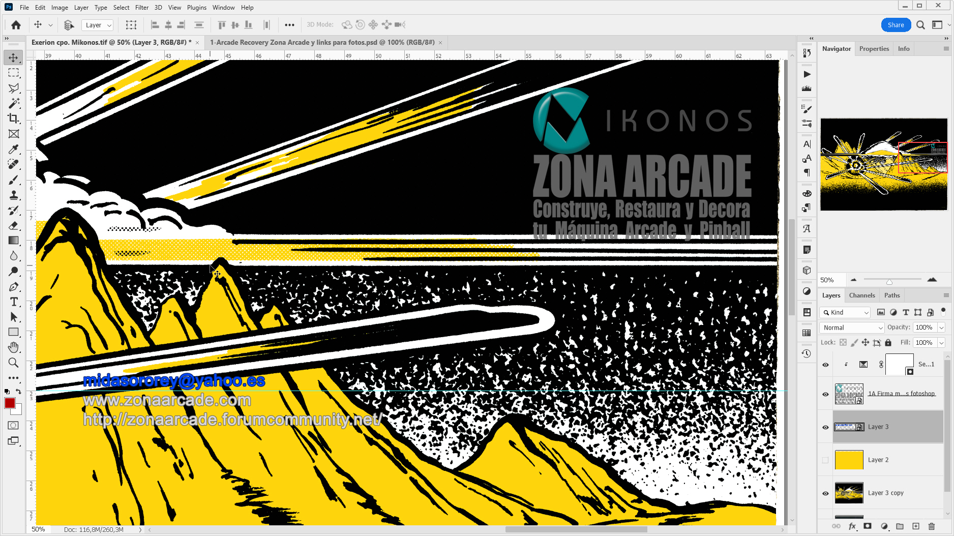 Exerion-Control-Panel-Overlay-66-00011-001-Restored-Mikonos3