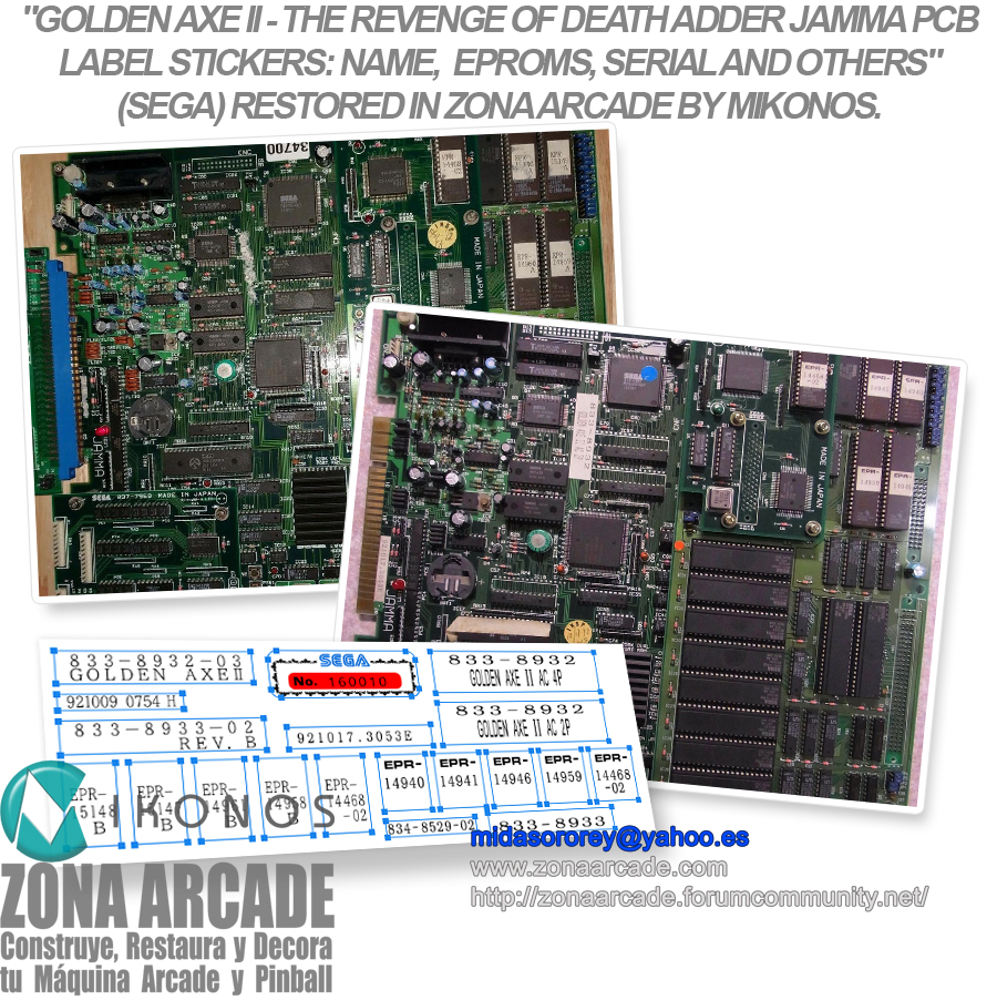 Golden-Axe-II-The-Revenge-of-Death-Adder-Jamma-PCB-Stickers-Restored-Mikonos1