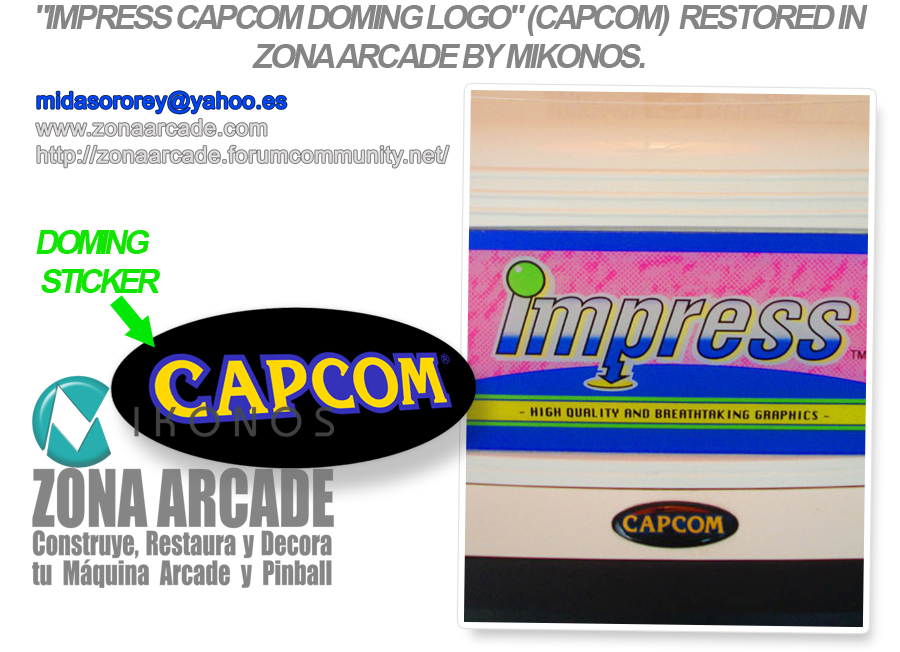 Impress-Capcom Logo-Doming-Sticker-Restored-Mikonos1