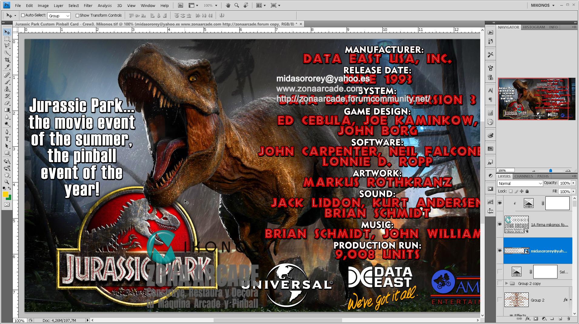 Jurassic-Park-Custom-Pinball-Card-Crew2-Mikonos2