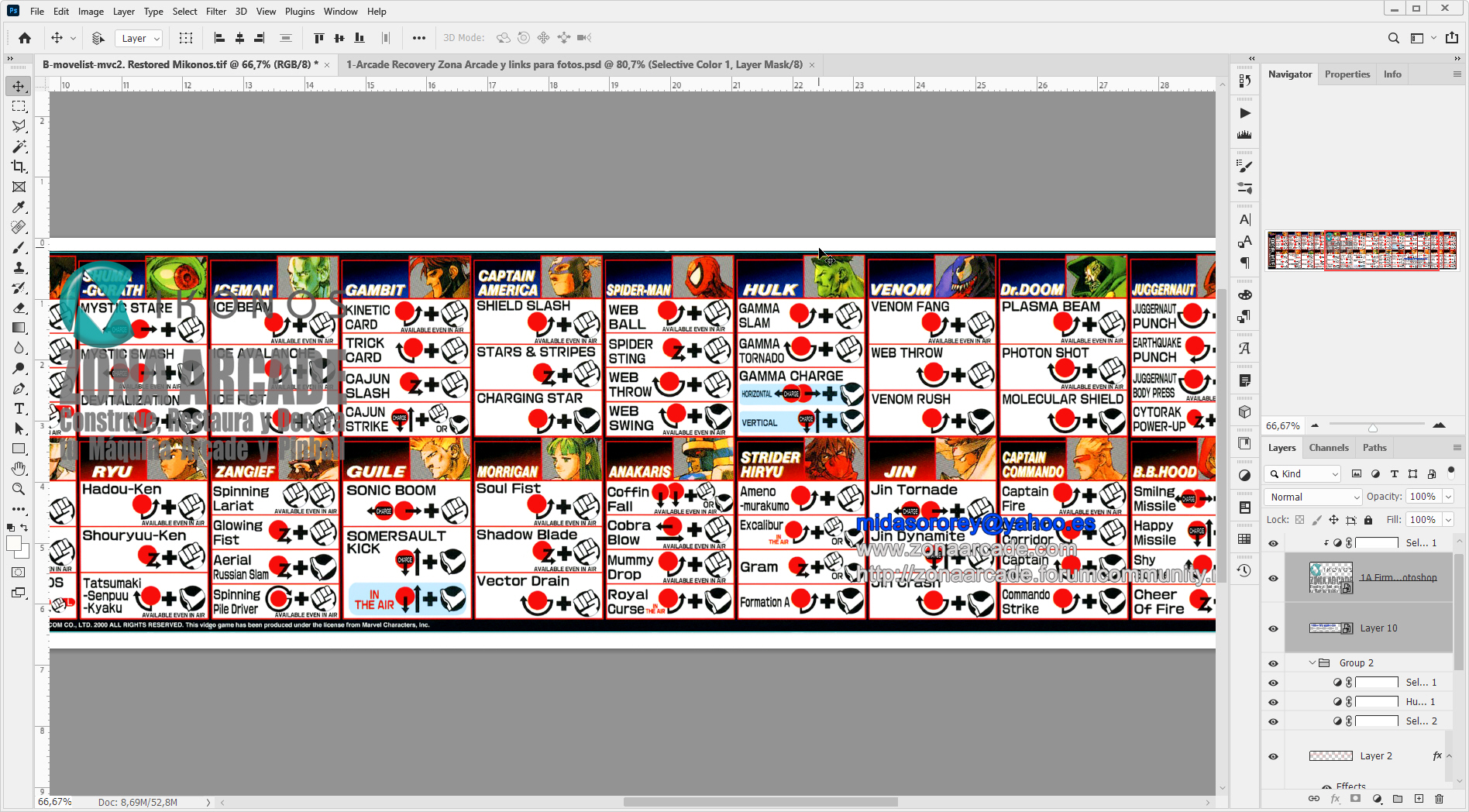Marvel-VS-Capcom-2-Move-List-Sticker-MV2003A03-2-Restored-Mikonos2