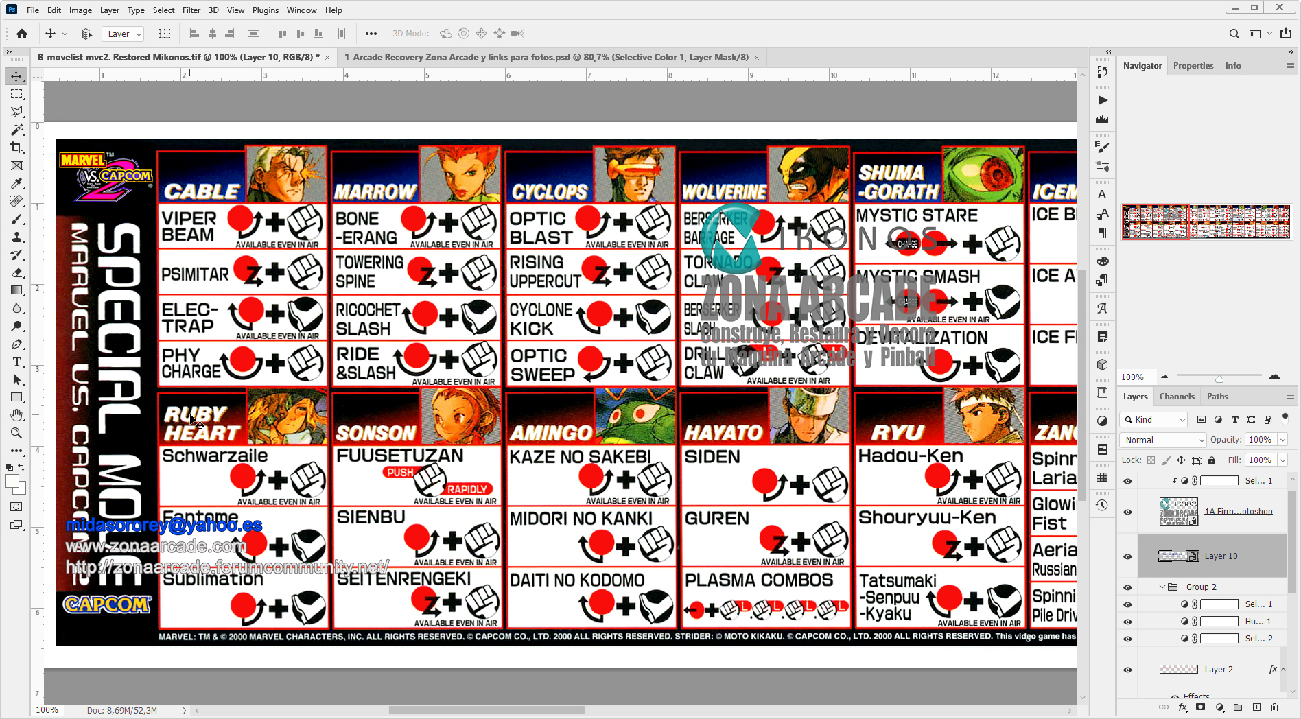 Marvel-VS-Capcom-2-Move-List-Sticker-MV2003A03-2-Restored-Mikonos3