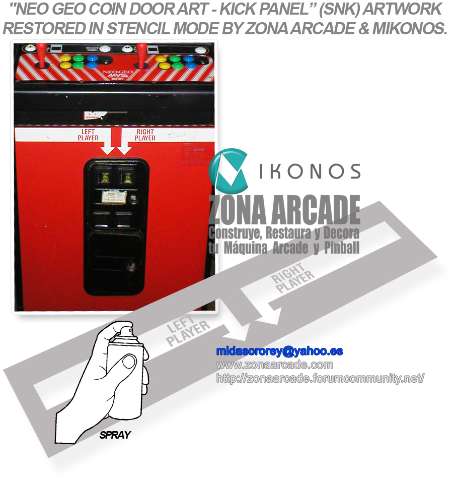 Neo-Geo-Coin Door-Kick-Panel1-Stencil-Restored-Mikonos1
