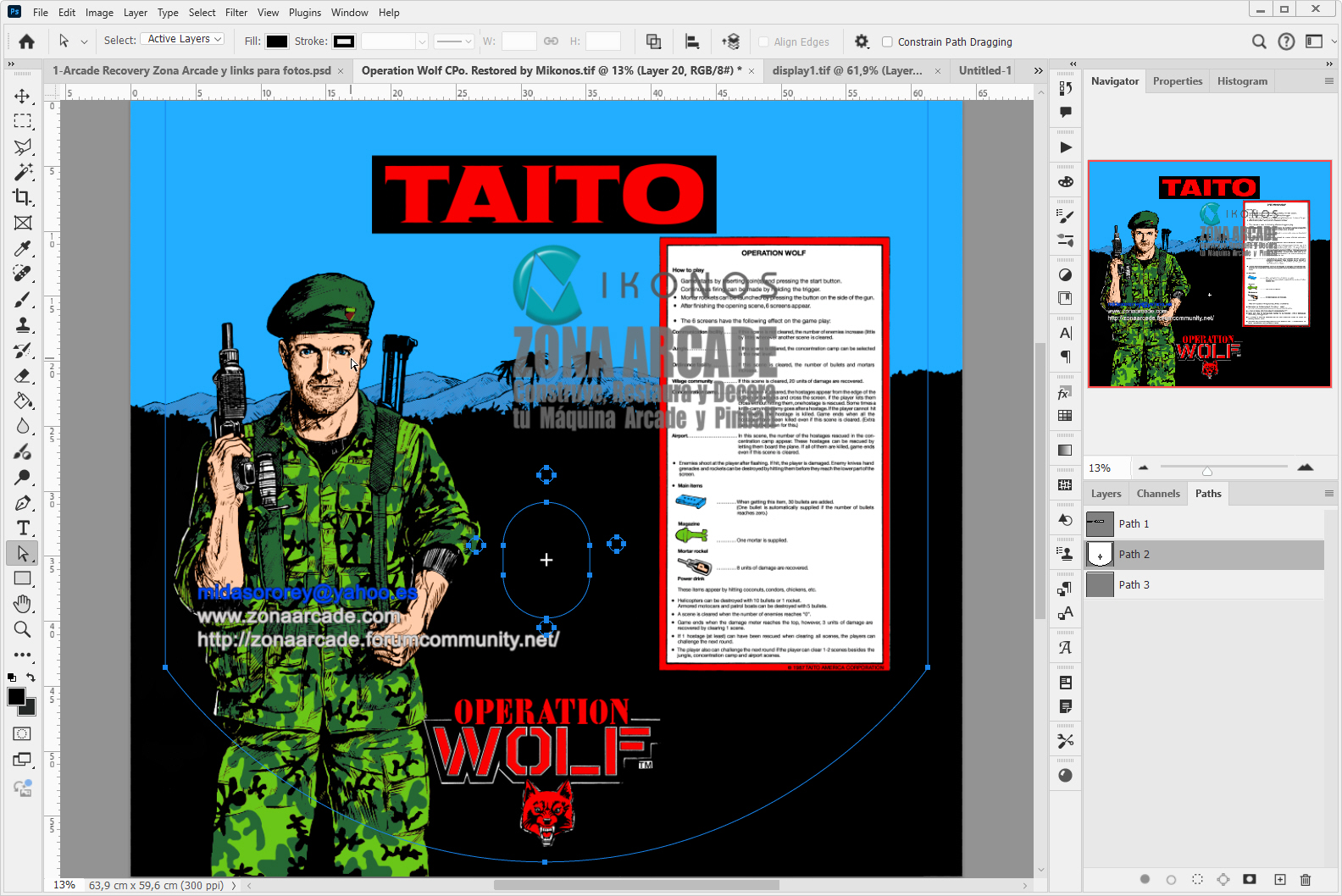 Operation-Wolf-Control-Panel-Overlay-TAITO-Restored-Mikonos2