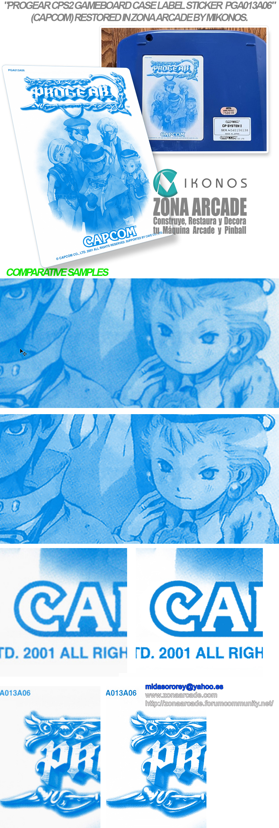 Progear-CPS2-Game-Board-Label-Sticker-PGA013A06-Restored-Mikonos1