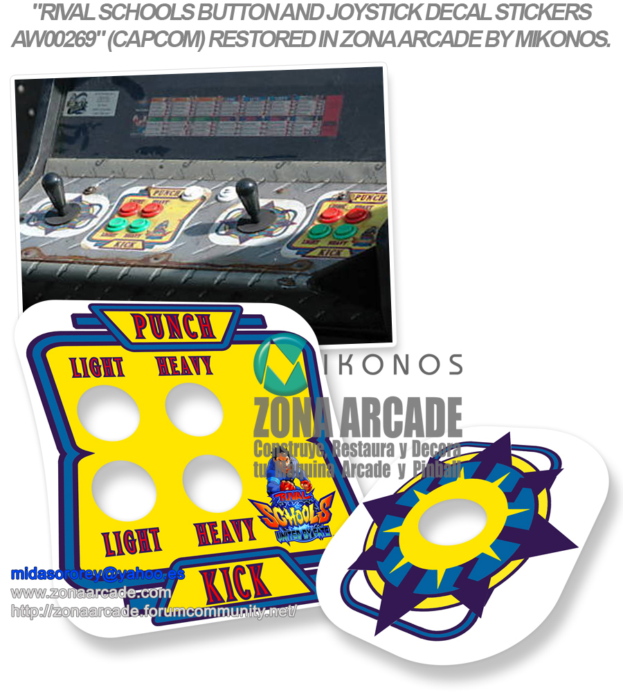 Rival-Schools-Button-Joystick-Decal-Stickers-AW00269-Restored-Mikonos1