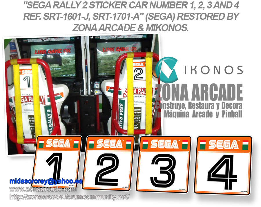 SEGA-Rally-2-Sticker-Car-Numbers-Regular-Cockpit-Restored-Mikonos1