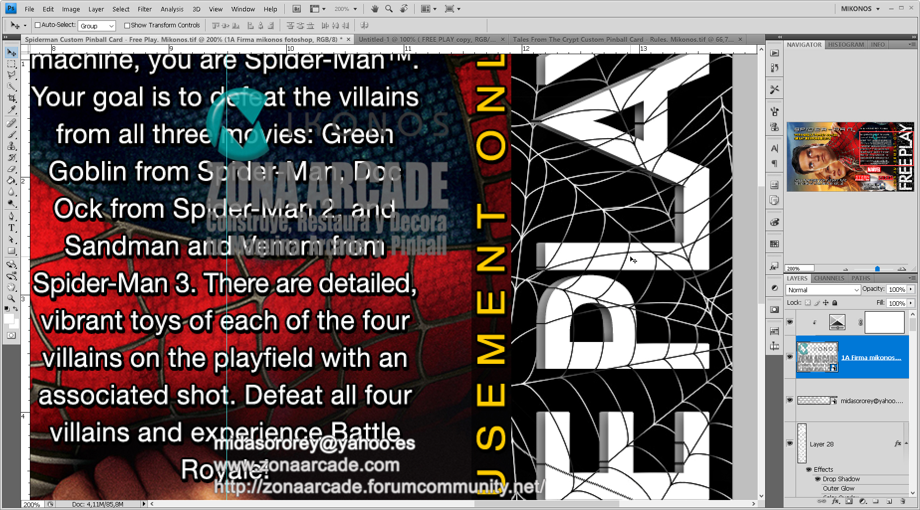 Spiderman%20Custom%20Pinball%20Card%20-%20Free Play.%20Mikonos3