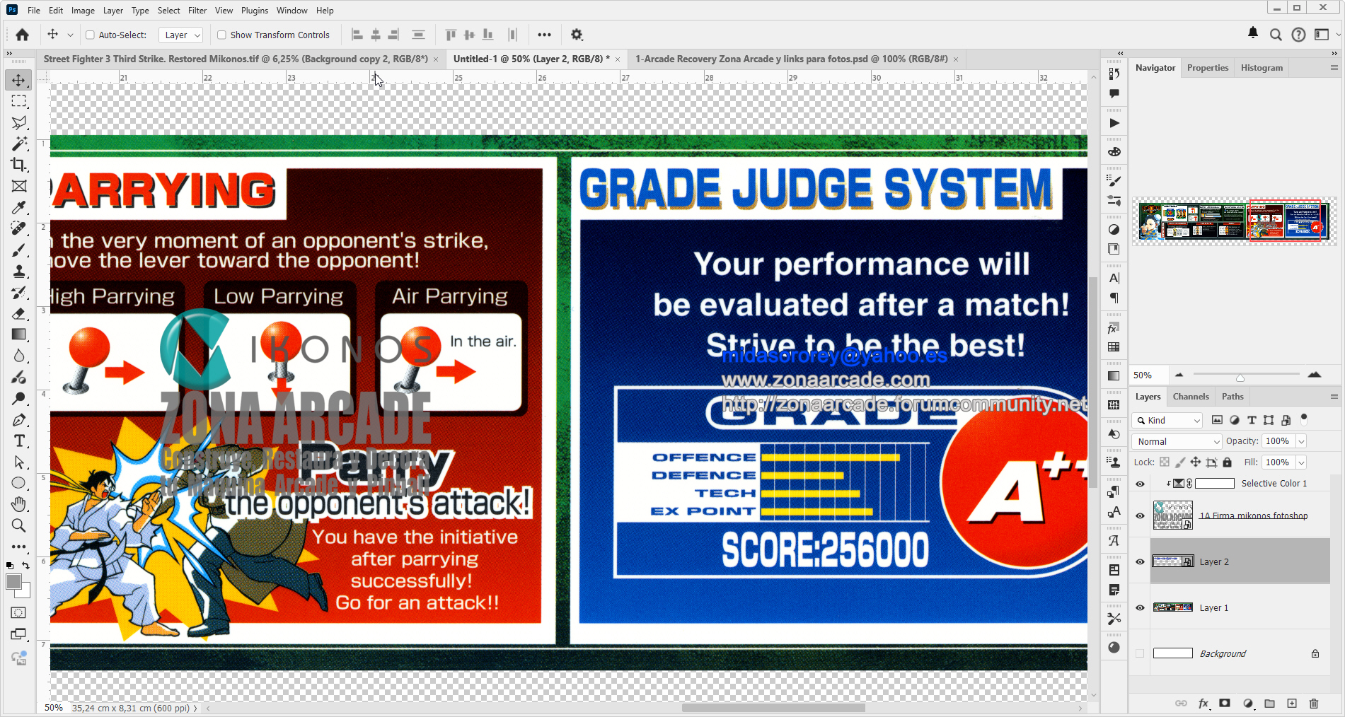 Street-Fighter-III-3rd-Strike-Instruction-Sticker-33S994A03-2-Restored-Mikonos2