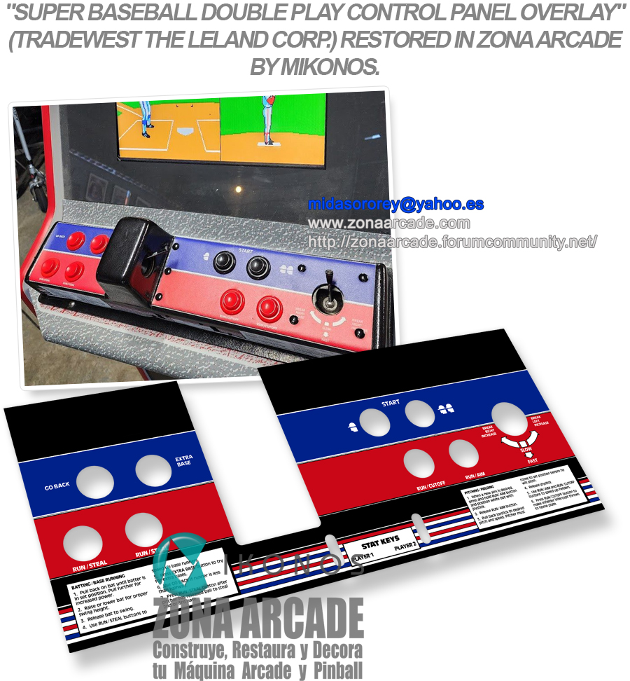 Super-Baseball-Double-Play-Control-Panel-Overlay-Restored-Mikonos1
