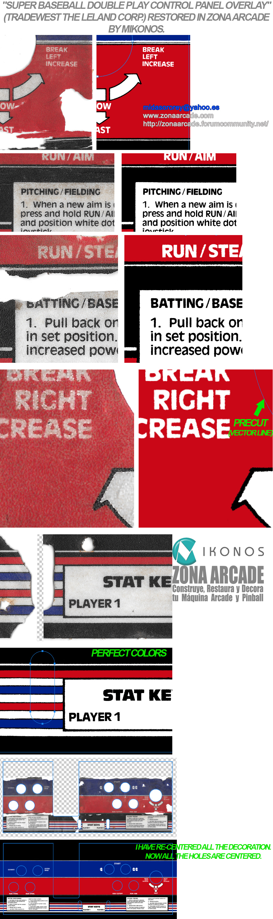 Super-Baseball-Double-Play-Control-Panel-Overlay-Restored-Mikonos2