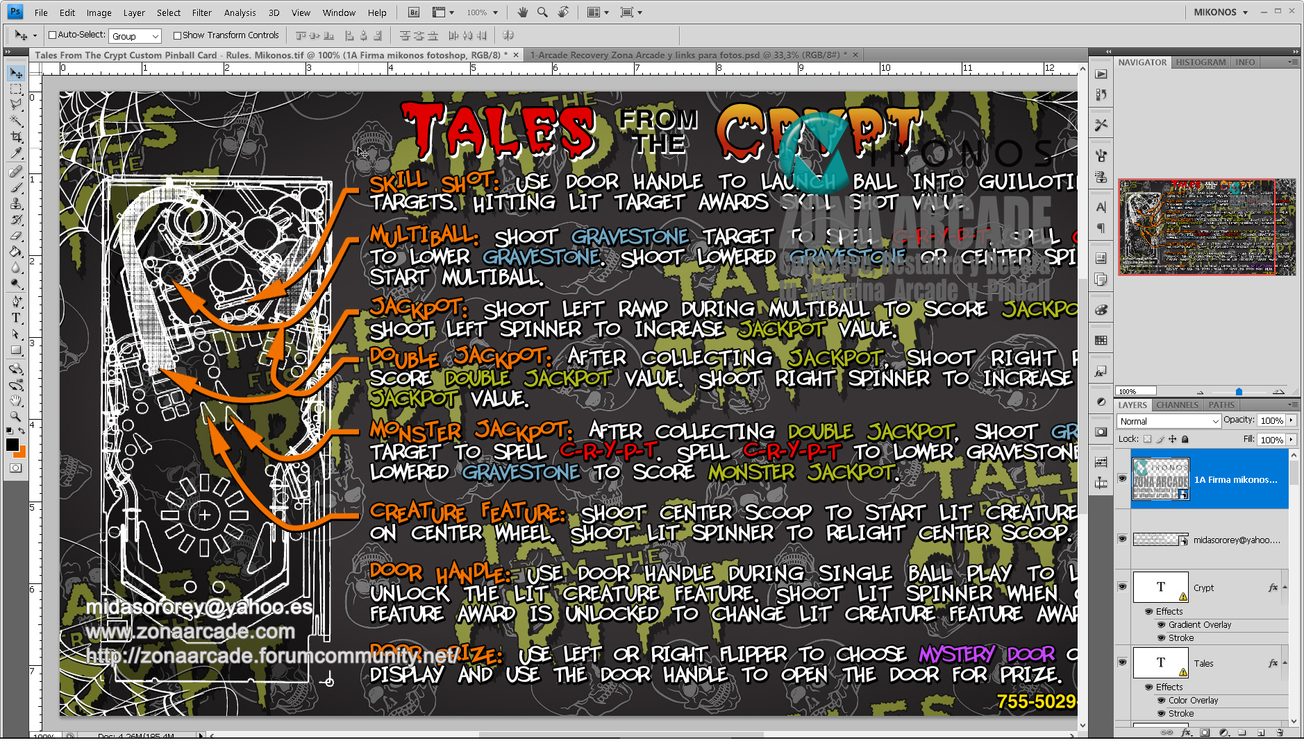 Tales From The Crypt%20Custom%20Pinball%20Card%20-%20Rules.%20Mikonos2