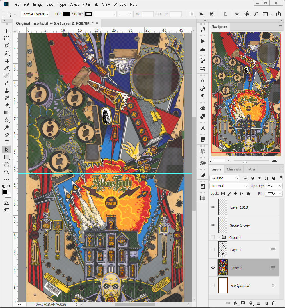 "THE ADDAMS FAMILY PINBALL INSERTS" (BALLY) restoration. My Rebellion