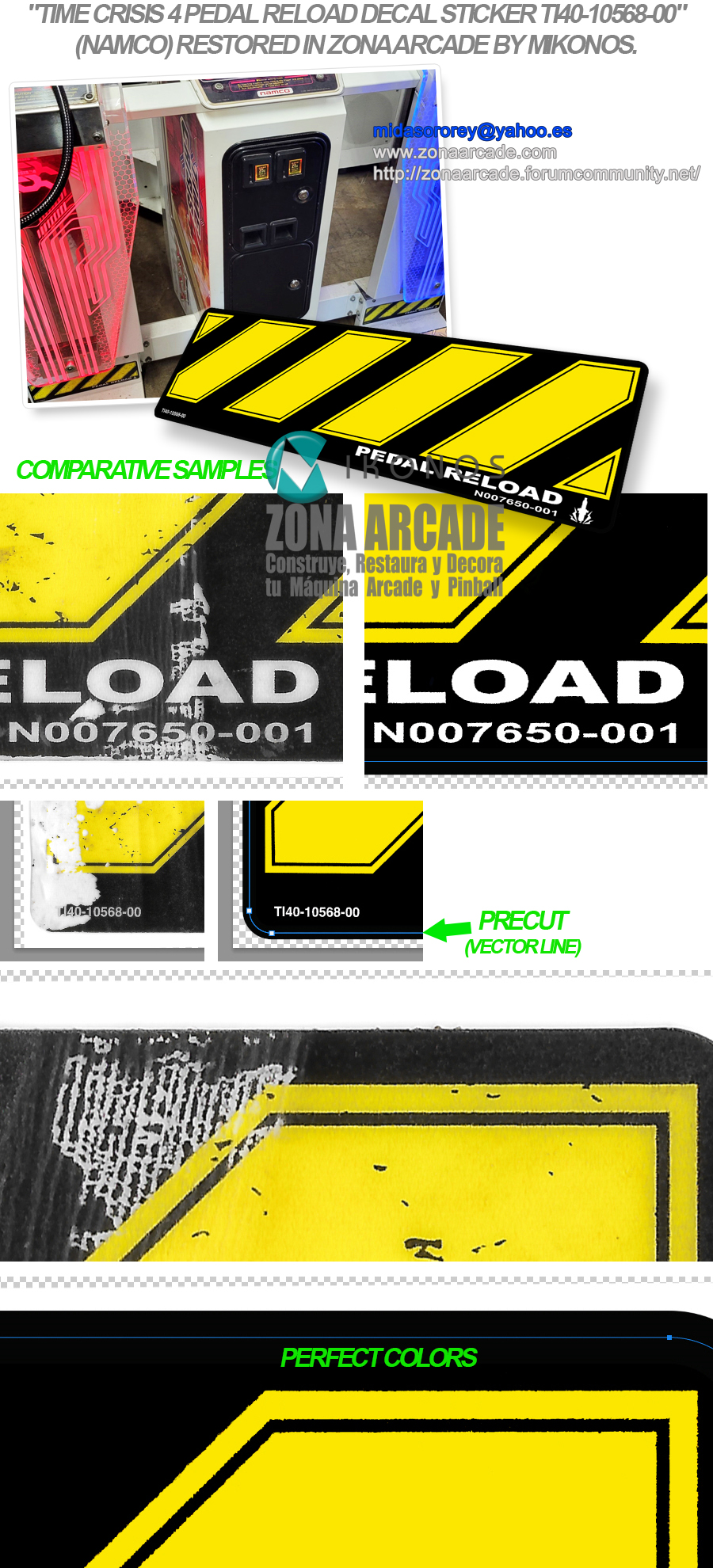 Time-Crisis-4-Pedal-Reload-Decal-TI40-10568-00-Restored-Mikonos1