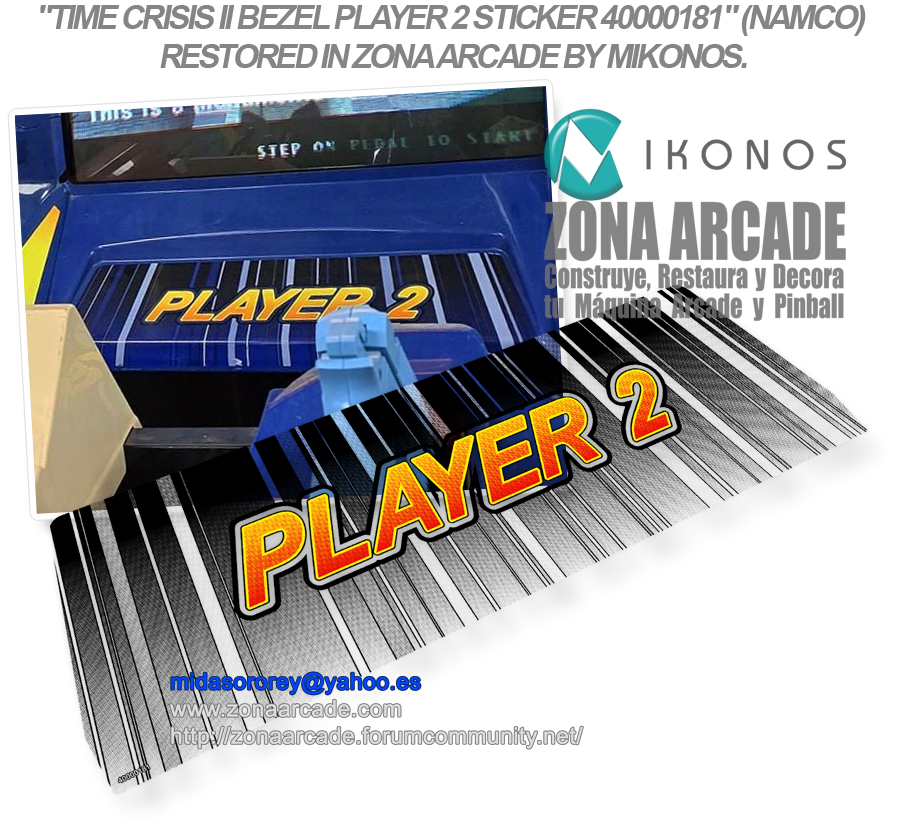 Time-Crisis-II-Bezel-Player-2-Sticker-40000181-Restored-Mikonos1