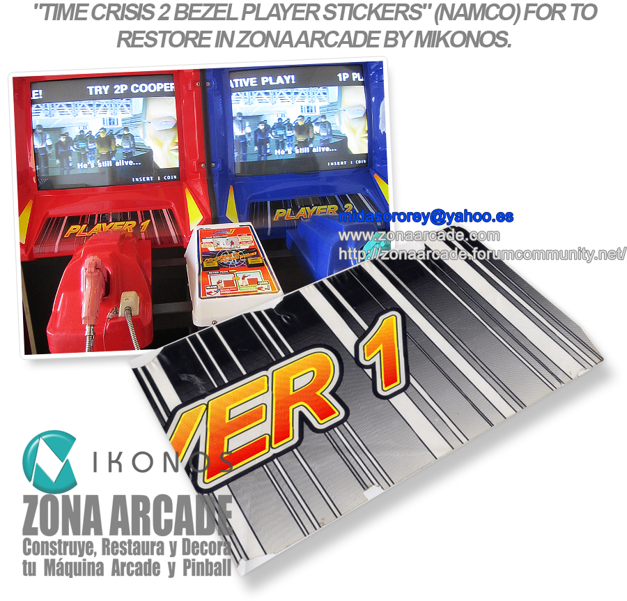 Time-Crisis-II-Bezel-Player-Stickers-In-Restoration-Mikonos1