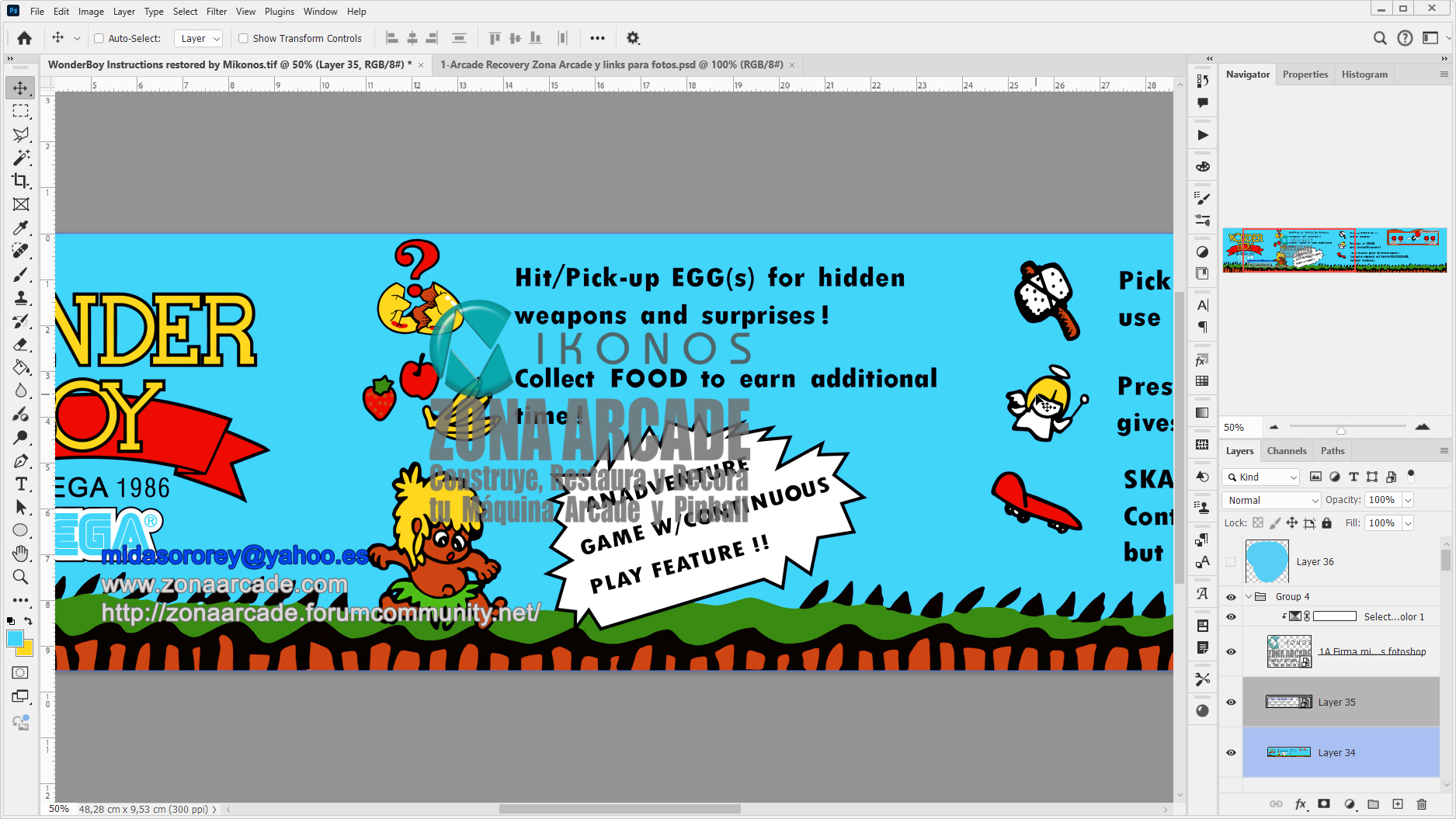 Wonder-Boy-Instruction-Sheet-Sticker-422-0122-91-Restored-Mikonos2